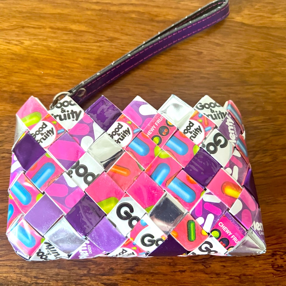 Good & Plenty Good & Fruity Woven Wrapper Wristlet
